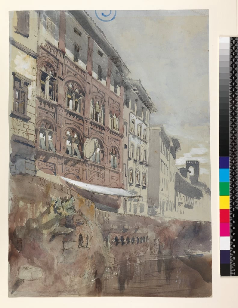 Palazzo Agostini a Pisa, 1845 - Fitzwilliam Museum, University of Cambridge